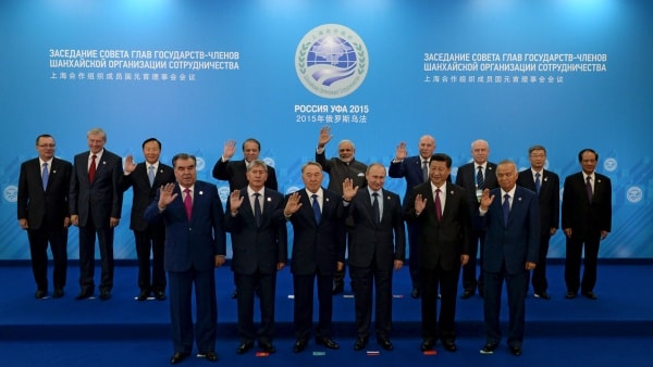 The SCO heads of state, the heads of observer states and governments, and international organisation delegation heads during the Shanghai Cooperation Organization (SCO) summit in Ufa, Russia, July 10, 2015. (RIA Novosti via Reuters)