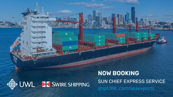 Now booking! UWL, Swire Shipping Announce Seattle to Vietnam Express Export Ocean Service