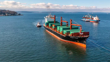 Swire Shipping vessel Honiara Chief with UWL Containers makes its way to berth in Seattle. UWL and Swire have added a new dedicated barge from Phnom Penh to connect to the Sun Chief service from Vietnam to Seattle. 